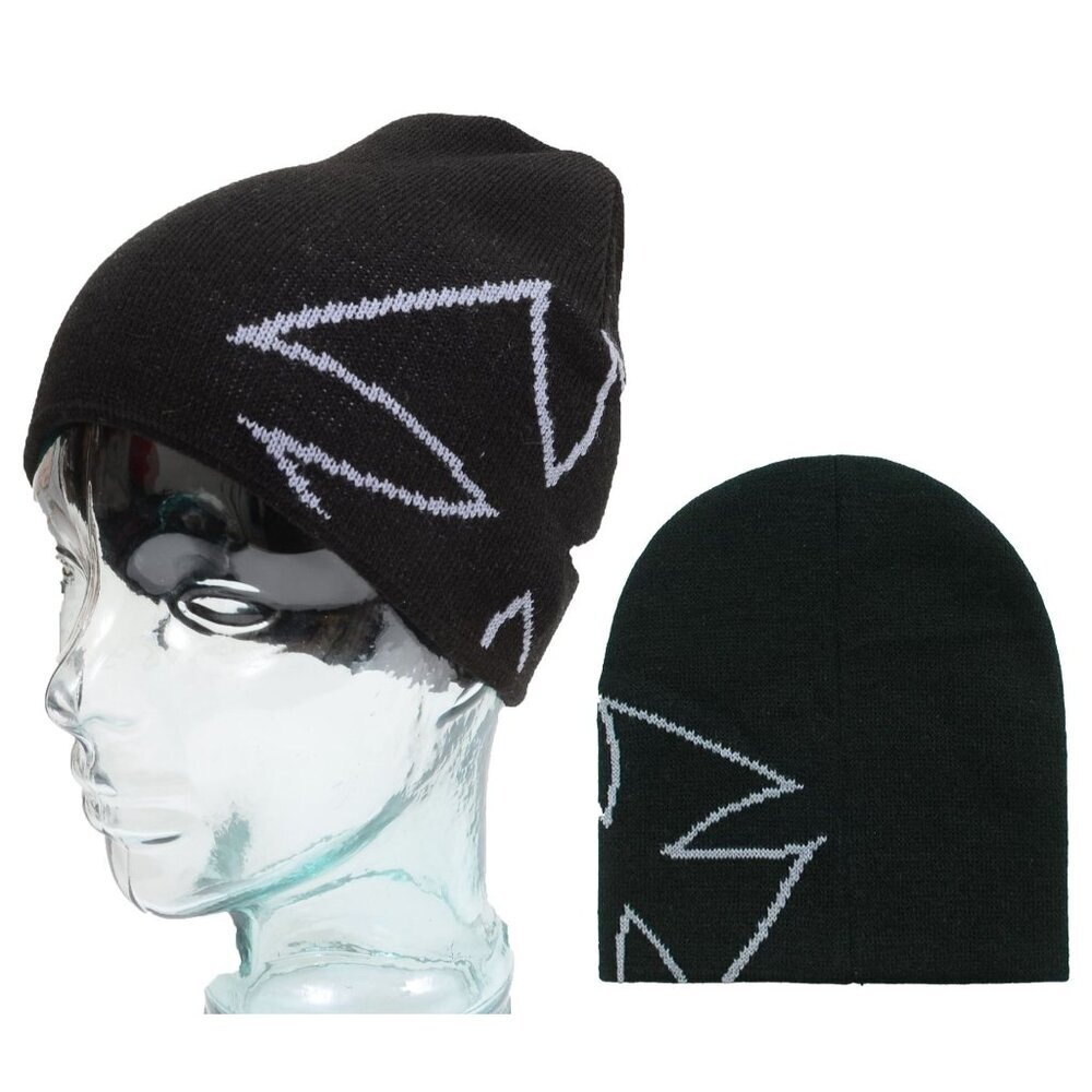 Magic Headwear Iron Cross Chopper Biker Wool Feel‎ Beanie Skull Cap